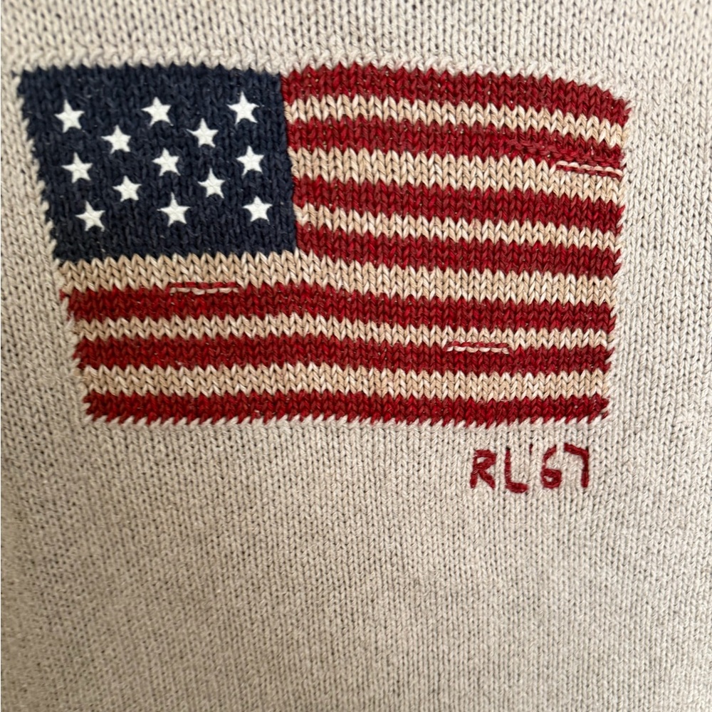 Ralph Lauren Beige Knit Sweater Size Small - Picture 3 of 5